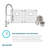 36" L x 20" W Double Basin Farmhouse Kitchen Sink