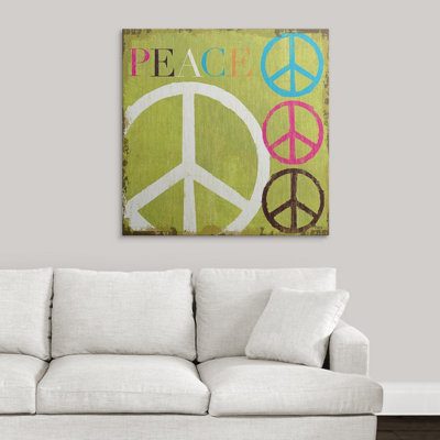 «Peace» par William, art textuel