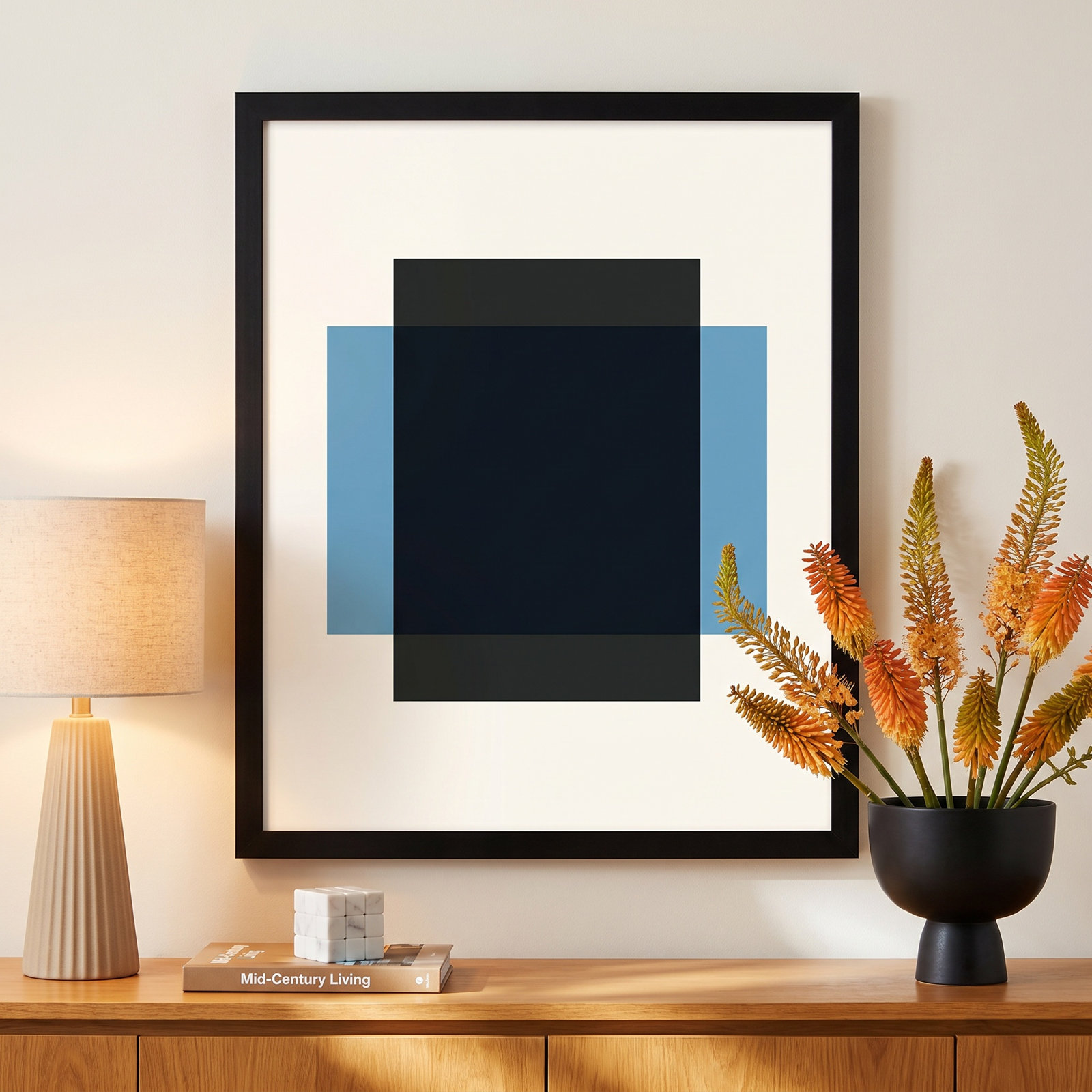 Black & Blue 1 by Jacques Pilon, 25" H x 20" W
