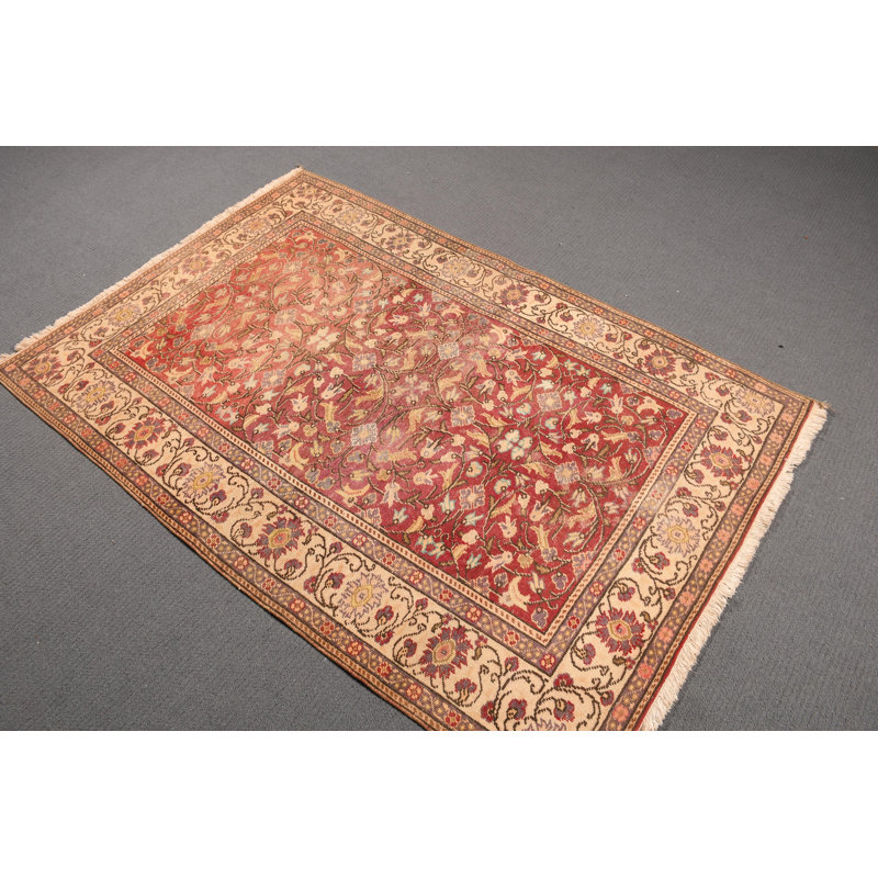 Tapis traditionnel traditionnel turc Anatolian Vintage