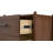 Josiah Solid Wood 2 Drawers Nightstand Brown