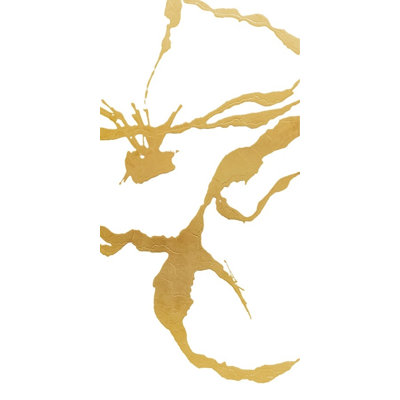 Golden Silhouette I Print by Beverly Fuller