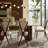 Torino Walnut X-Back Dining Chair