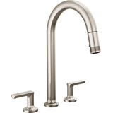 Kintsu® Widespread Pull-Down Faucet With Arc Spout