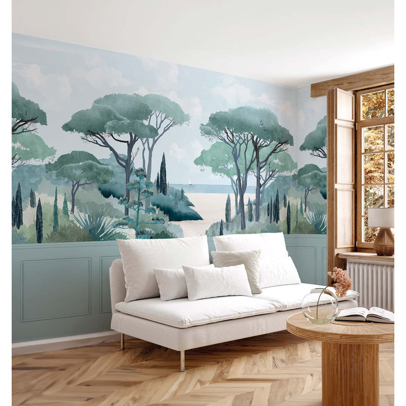  Ensemble de 1 fauteuil de plage Riviera avec faux lambris Riviera, Paquet 1, Bleu