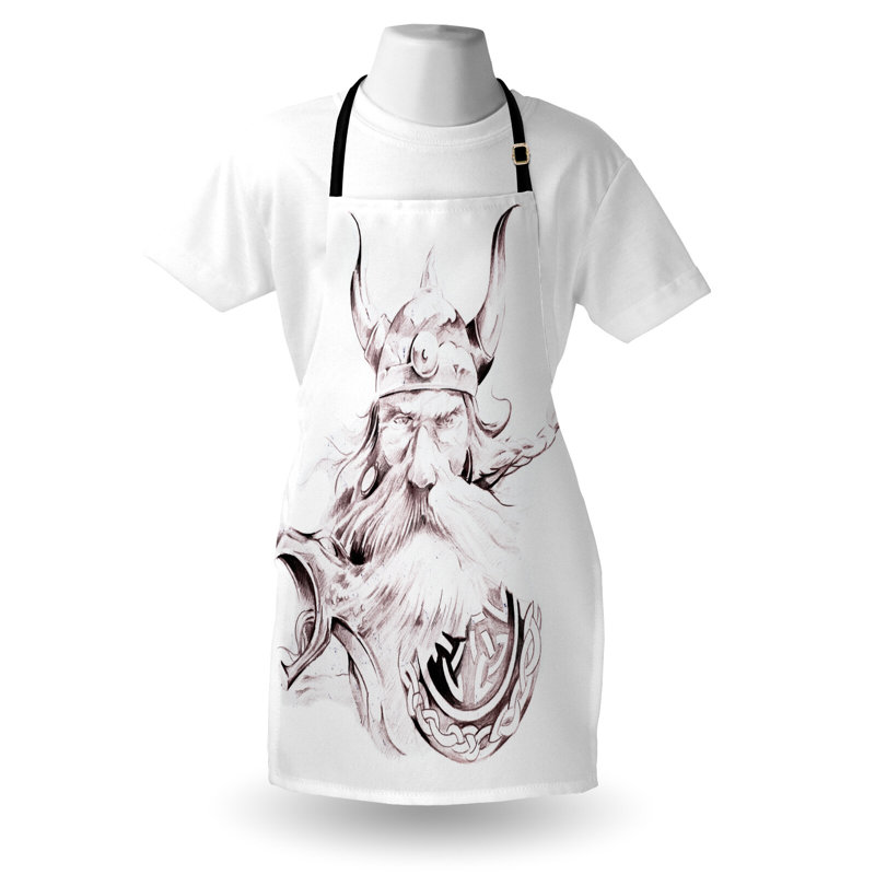No Pattern Bib Apron