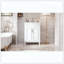 Armoire de rangement pour meuble-lavabo moderne avec 2 portes à fermeture douce