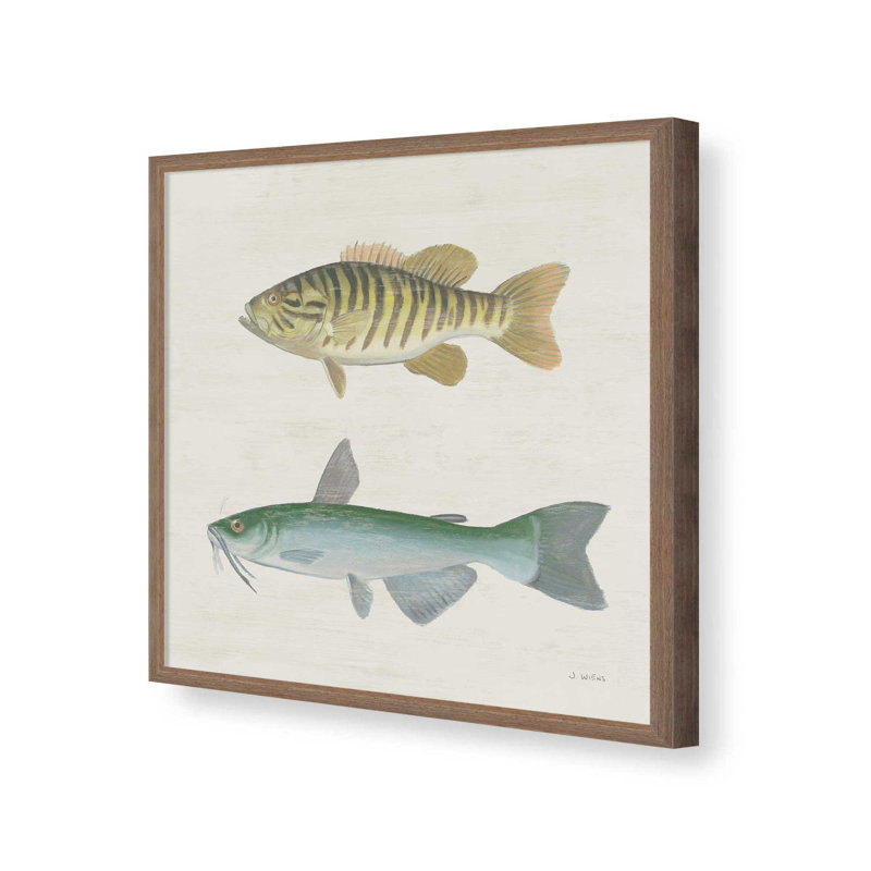 «Waters Edge II» par James Wiens, reproduction d'art, H 36 po x l 36 po, Brun