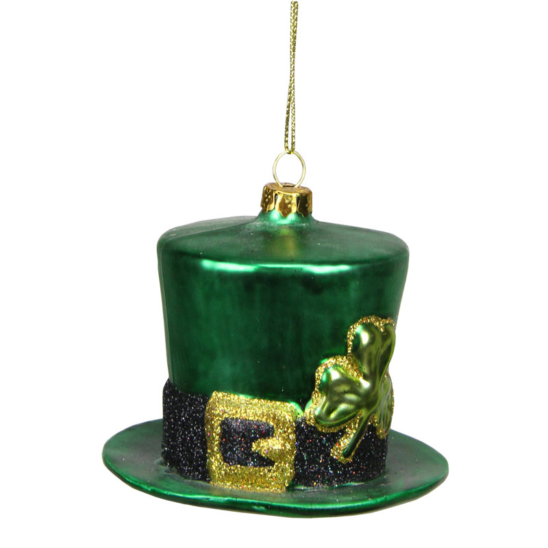 Ornement de Noël 3,25 "Luck of the Irish Green