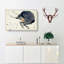 Astronomical Zodiac Chart of the Taurus - Wrapped Canvas Drawing Pint - Wrapped Canvas-55367458