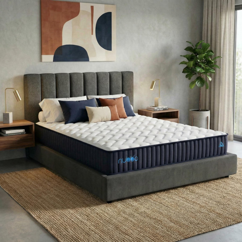 Grand matelas hybride blanc 12 po