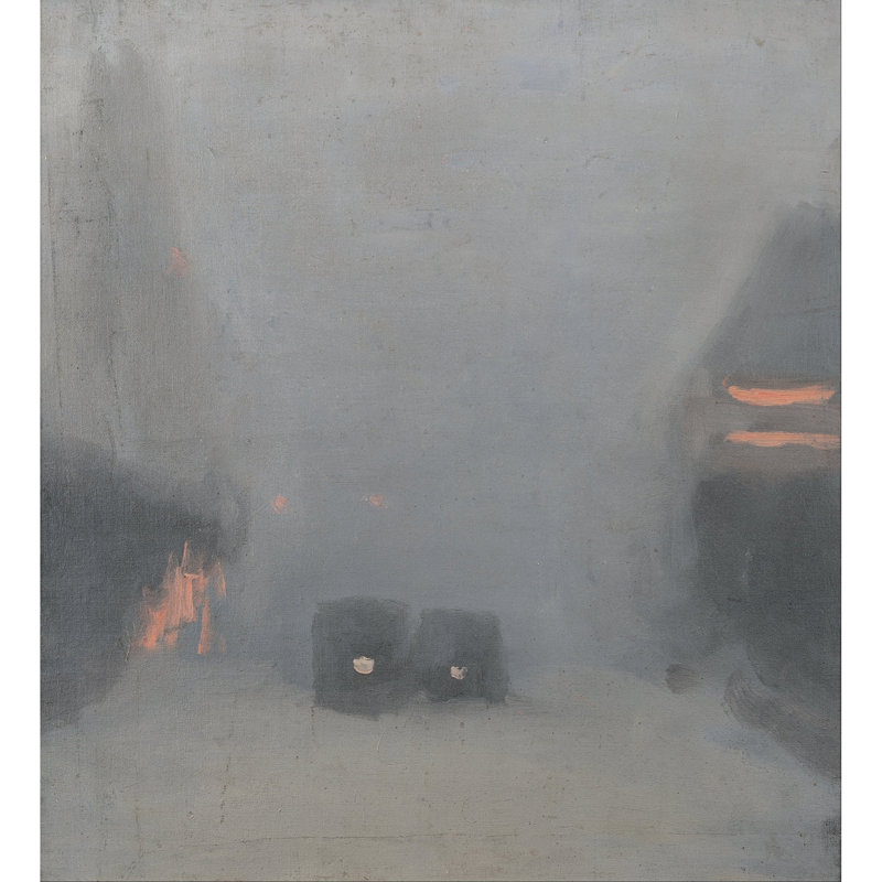 Passing trams (circa 1931)