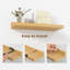 Tablettes flottantes murales Parece pour chambre à coucher, salon-869011227-816594701