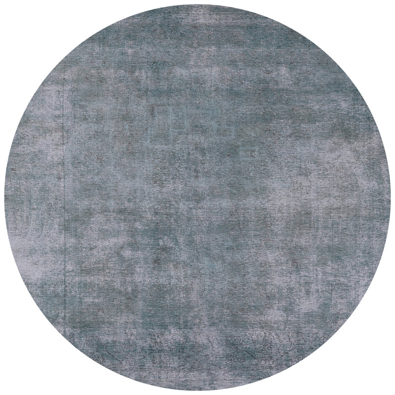 Tapis gris Liveva, Rond 5 pi
