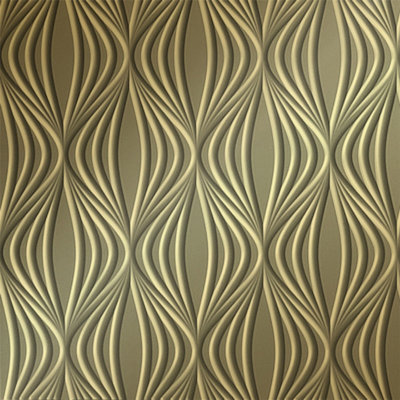 Shallot MirroFlex 4ft. x 8ft. Glue Up PVC 3D Wall Panels 160 sq.ft.