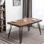 Ensemble de salle à manger 6 pièces, table de salle à manger en épingle à cheveux avec 4 chaises et banc de revêtement-115300396