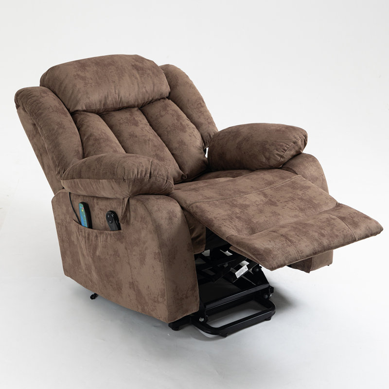 Recliners Lift Chair Relax Sofa Chair Livingroom Furniture Living Room Power Electric Reclining for Elderly, Brown