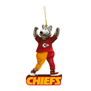 Mascot Statue Ornament - Kansas City Chiefs - Just For Him Gift Shop