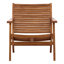 Chaise de patio en teck Alair