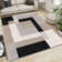 MILO Neutral Geometric Machine Tufted Area Rug