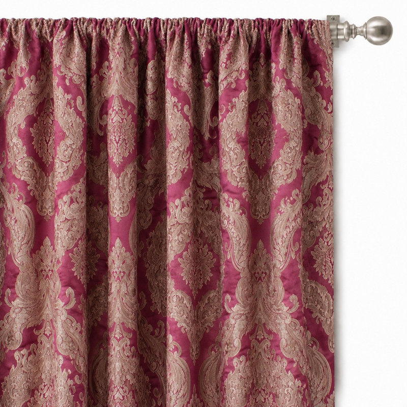 Damask Jacquard | Varley Fabric, Magenta