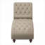 Chaise d'appoint 68,75 pouces à capitonnage capitonné moderne-161283514