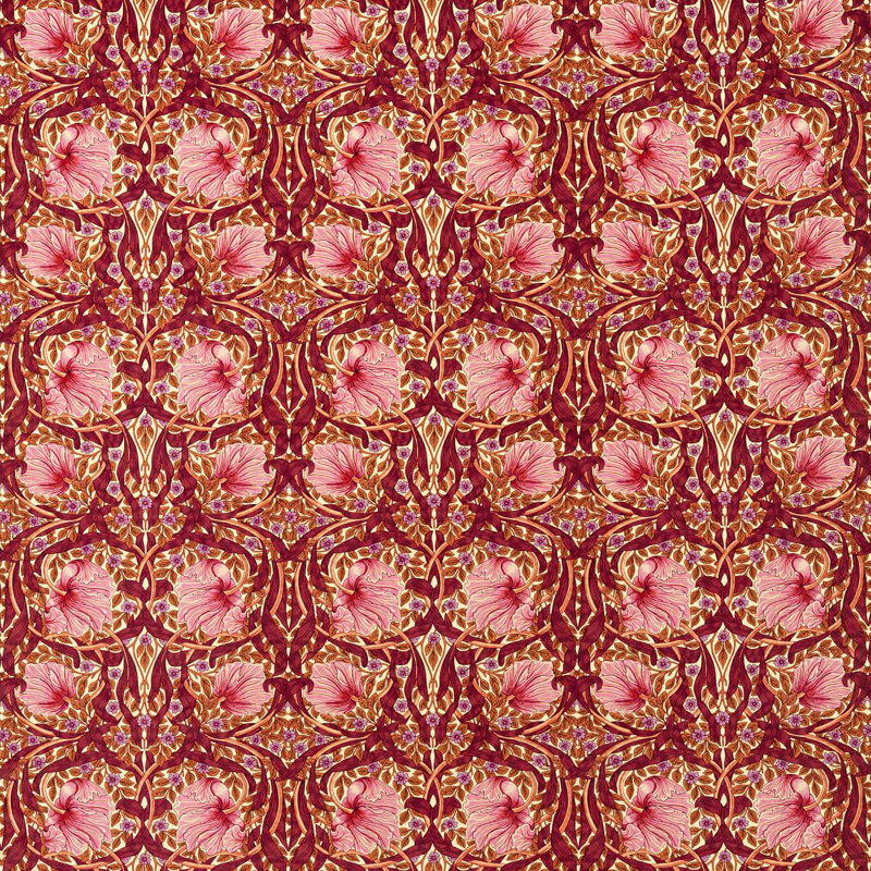 Bedford Park Pimpernel Fabric, Midnight/Opal