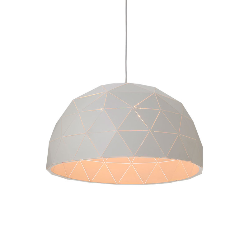 Cosima 3 - Light Dome Pendant, Sandy White/White, Sandy White