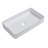 Sleek 24"X14" Ceramic Rectangular Sink - Vessel Type, Acid Resistance, For Multiple Environments White, Stain , Different Settings