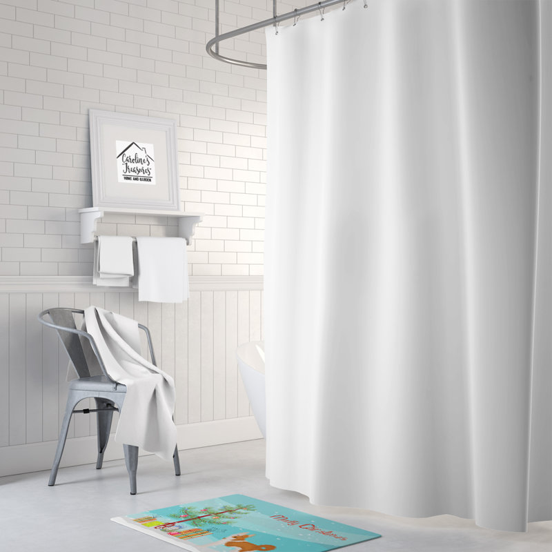 Tapis pour salle de bain chinois, Spitz nordique