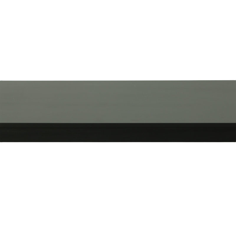 Contemporary Black 36" Counter Height Table with Space-Saving Compact Design, Antique Black