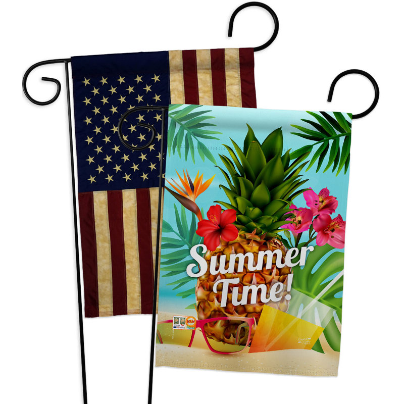 Double Sided 18.5 in. H x 13 in. W Polyester Garden flag