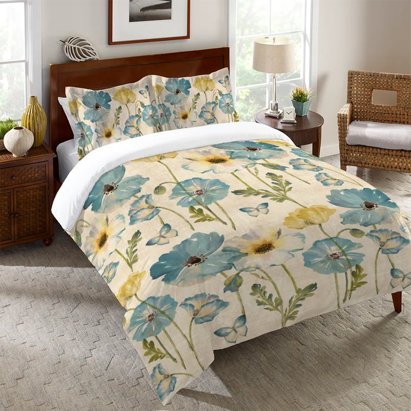 Housse de couette bleu sarcelle, Housse de couette pour grand lit
