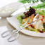 Paquet de 2 pinces de service en acier inoxydable pour salade, gâteau, pain