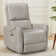 Swivel and Rocker Power Recliner Chair with USB Port Soft Breathable Leather
