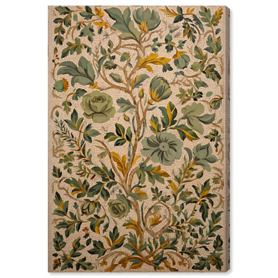 Morris Garden Floral Art Canvas Print by Art Remedy