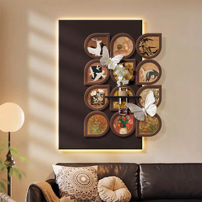 Brownness Rectangle Sandstone Wall art