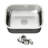 Blenzia 23 Inch Undermount Kitchen Sink Curved Shape 18 Gauge 304 Stainless Steel Single Bowl Sinks with Strainer 23" x 18" x 9"