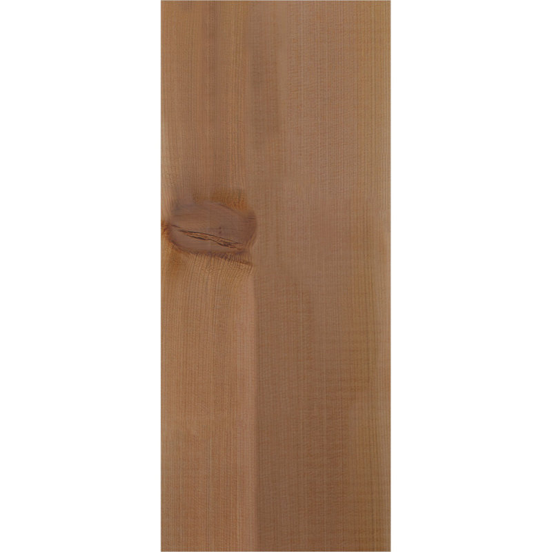 Yorkshire Yorktown avec plaque arrière, H 18 po x l 7,5 po x P 14 po, Cèdre rouge, Lisse