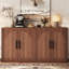 Armoire de rangement à 3 portes avec tablettes réglables: Buffet polyvalent pour la maison-993753354
