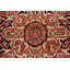 Tapis décoratif en laine de conception unique 8 pi x 10 pi 2 po noué à la main New Age Heriz Serapi