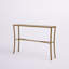 Console Elegant Gold 48 pouces avec plateau en verre trempé