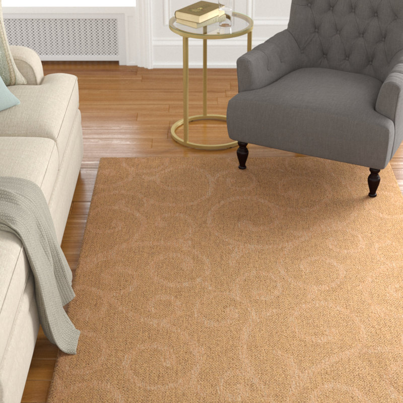 Tapis intérieur / extérieur brun clair Kendari, Rectangle 6 pi x 9 pi