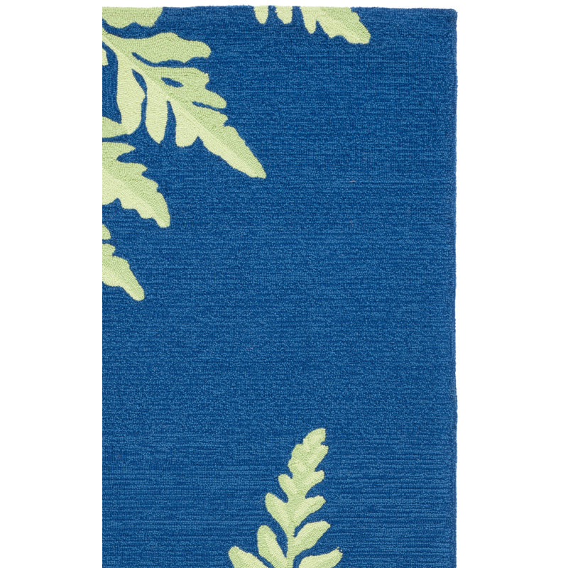 Martha Stewart Hand Hooked Floral Rug, Rectangle 3 pi x 5 pi