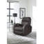 33" Upholstered Power Recliner with Curved Arms-85751057