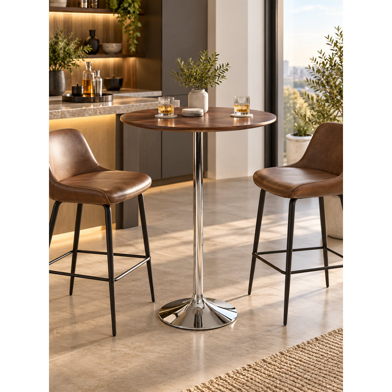Table de bar Mix Mix Modern , Noyer