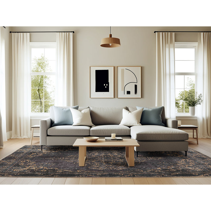 Cliftina Oriental Indoor Rug, Rectangle 6' x 9'