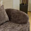 Causeuse courbée 67 po avec accoudoirs et deux coussins sans assemblage-954013074-954013079