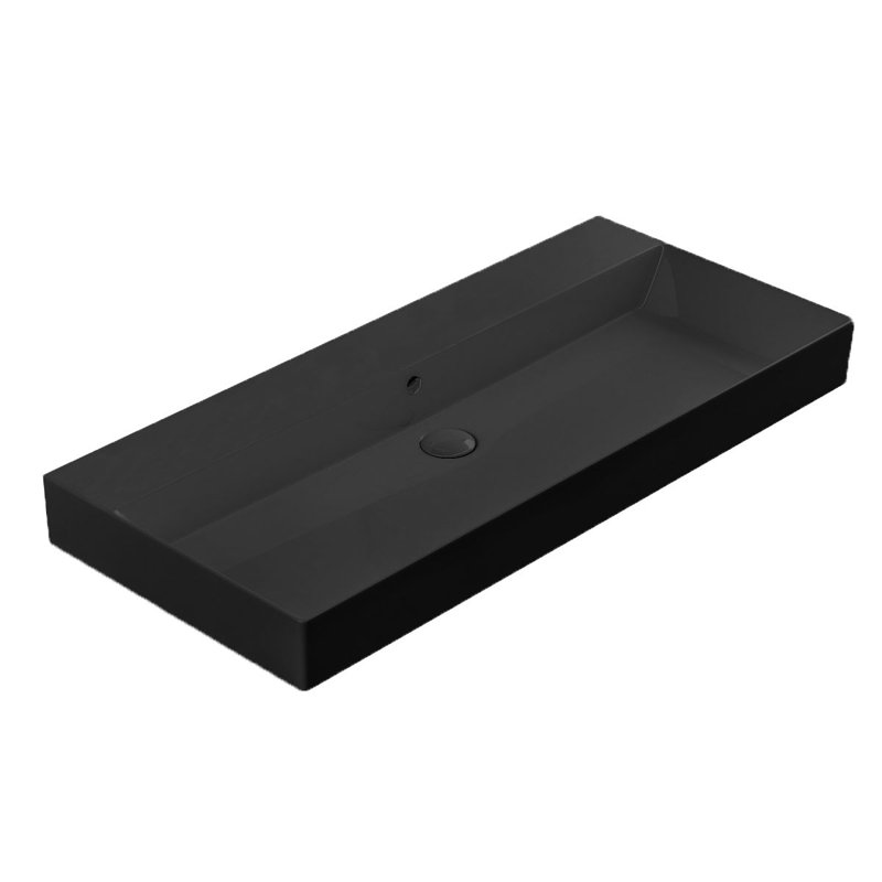 Energy 38.6'' L Bathroom Sink, No Hole