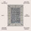 Tapis gris foncé / crème Brandy Rustic Border-140630186